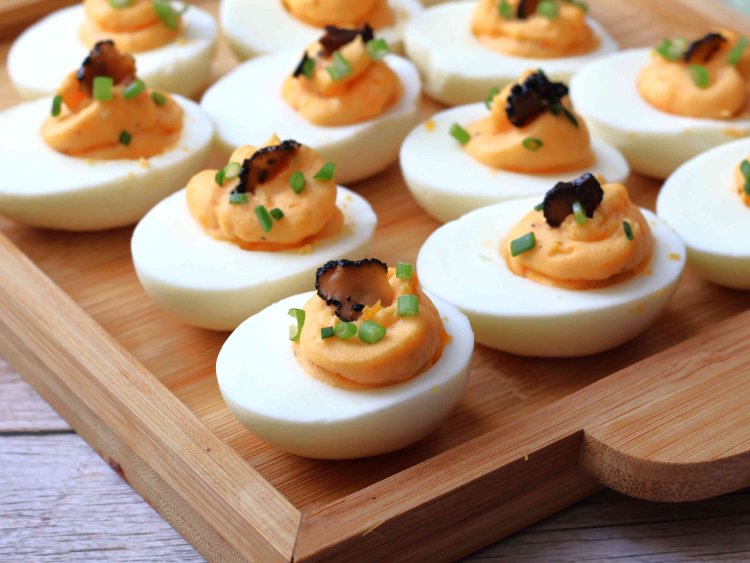 Truffle Deviled Eggs